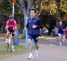 Japan record holder Inubushi tests Sydney Olympic course